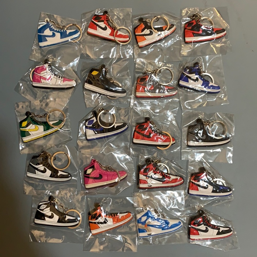 $27 for 20 sneaker key chains